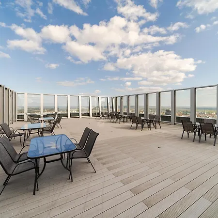 Ans Hanza Tower 21st Floor With View, Swimming Pool, Sauna, Jacuzzi, Viewing Terrace Apartmán *