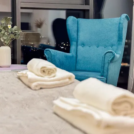 Ans Hanza Tower 21st Floor With View, Swimming Pool, Sauna, Jacuzzi, Viewing Terrace Щецин