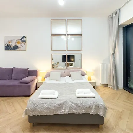 Apartmán Ans Hanza Tower 21st Floor With View, Swimming Pool, Sauna, Jacuzzi, Viewing Terrace